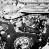 Disneyland aerial photo, November 1962