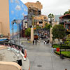 Hollywood Pictures Backlot Red Trolley construction May 2011