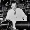 Walt Disney in the Machine Shop, August 1954 photo