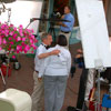 Shooting a commercial on Main Street, May 2007