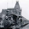 Disneyland Main Street Train Station, July 17, 1955