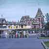 Disneyland entrance area, December 1956