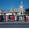 Disneyland entrance photo, January 1960