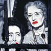 Whatever Happened to Baby Jane Joan Crawford and Bette Davis painting by Dave DeCaro