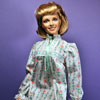 Olivia Newton John as Sandy from Grease wearing Franklin Mint nightgown Hopelessly Devoted to You doll outfit
