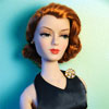 Photo of Ivy Jordan vinyl doll wearing Silhouette of the 1950's outfit