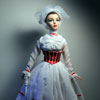 Robert Tonner Mary Poppins Jolly Holiday outfit modeled by Gene Marshall