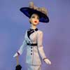 Franklin Mint Titanic vinyl doll outfit modeled by Gene Marshall photo
