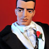 Photo of vinyl Trent Osborn doll wearing Jack of Diamonds