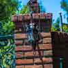 Disneyland Haunted Mansion exterior July 2016
