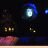 Madame Leota in the Haunted Mansion Seance Room at Disneyland January 2012
