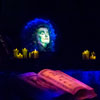 Madame Leota in the Haunted Mansion Seance Room at Disneyland February 2013
