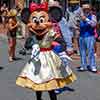 Minnie Mouse at Disneyland on Main Street, August 2006