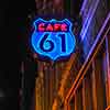 Cafe 61 neon sign, Memphis, Tennessee, October 2009