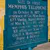 First Memphis telephone historical marker, Memphis, October 2009