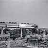 Disneyland Monorail undated bw photo