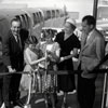 Disneyland Monorail ribbon cutting ceremony with Walt Disney and the Nixon family, June 14, 1959