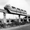 Disneyland Monorail extension photo, May 1961