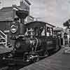 Mine Train attraction at Disneyland, 1950s