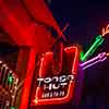 Tonga Hut neon sign, Palm Springs, June 2022