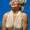 Palm Springs Marilyn Monroe statue, September 2012
