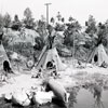 Disneyland Rivers of America Indian Settlement, 1957