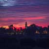 Balboa Park sunset in San Diego December 2013