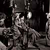 Cameraman Arthur Miller, Shirley Temple, Director Allan Dwan and stand-in Mary Lou Isleib, Rebecca of Sunnybrook Farm, 1938