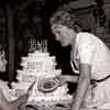 Shirley Temple at home with Gracie Fields on her birthday, April 23, 1937