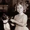 Shirley Temple 1935 Little Colonel photo with Fritz the dog