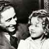 Phil Friedman and Shirley Temple on the set of Curly Top, 1935