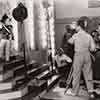 Shirley Temple filming Rebecca of Sunnybrook Farm, 1938