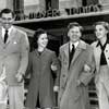 Shirley Temple with Clark Gable, Mickey Rooney and Judy Garland at MGM, February 18, 1941