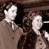 Shirley Temple and John Derek at the Oscars, March 2, 1944 photo