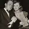 Shirley Temple and John Agar at a Paramount premiere, June 1948
