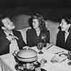 Shirley Temple at the Pump Room at the Ambassador Hotel with Orson Welles and Ruth Gordon, Sept. 15, 1944 photo