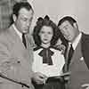 Bud Abbott, Shirley Temple, and Lou Costello, April 1942