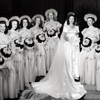 Shirley Temple wedding with bridal party, September 19, 1945