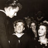 Shirley Temple with Guy Madison at the Since You Went Away premiere 1944 photo