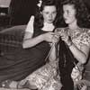 Abby Wilder and Shirley Temple during the filming of “Since You Went Away” 1943