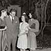 Ingrid Bergman, David O Selznick, Shirley Temple, and Jennifer Jones on the set of “Since You Went Away” 1943