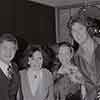 Bill Hayes, Susan Seaforth Hayes, Brenda Dickson, and David Hasselhoff, Golden Apple Awards, Beverly Wilshire Hotel, December 1976