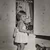 Shirley Temple's daughter Linda Susan at home, 1950