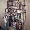 Shirley Temple at home with her doll collection, 1949
