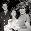 Shirley Temple and John Agar wedding photo, September 19, 1945