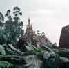 Cinderella Castle, French Village, and Tremaine Chateau in Disneyland Storybook Land 1958/59