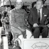 Disneyland Town Square, Walt Disney and Prime Minister Nehru of India, November 12, 1961