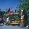 Disneyland Tiki statue in Adventureland photo, May 1961