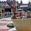 Disneyland Teacup attraction in Fantasyland 1956