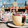 Disneyland Teacup attraction in Fantasyland 1956